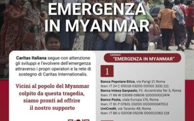 Terremoto in Myanmar.                                                                        Caritas al lavoro per valutare i bisogni
